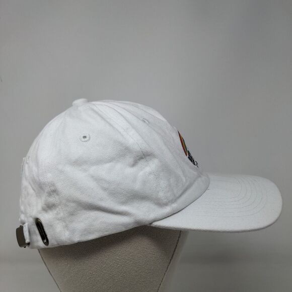 Deep Eddy Vodka Pride Rainbow Slideback Hat White One Size Embroidered - Picture 4 of 6
